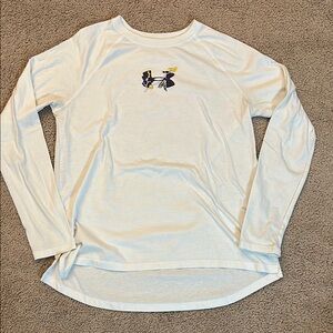 Under Armour White Long Sleeve Shirt
